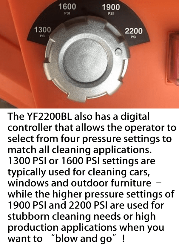 YF2200BL Electric Pressure Washer - Image 7