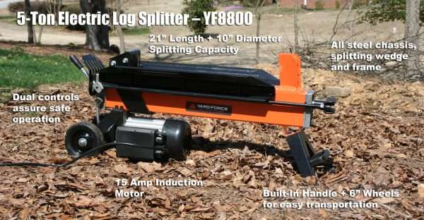 YF5T-LS 5-Ton Electric Log Splitter - Image 3