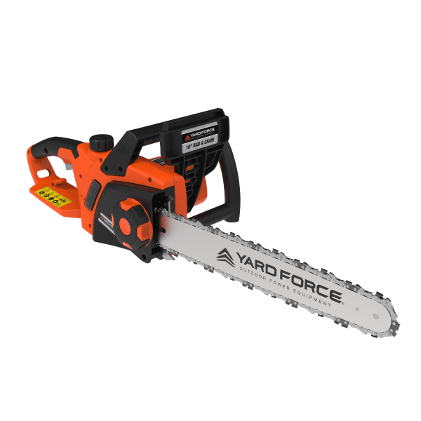 YF1516CS 16-Inch 15 Amp High-Performance Electric Chainsaw with Auto Chain Tensioner with Bonus PPE Kit