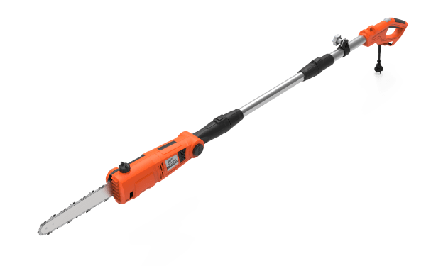 YF65PS 10-inch 6.5 Amp Telescoping Electric Pole Saw with Multi-Angle Head with Bonus PPE Kit - Image 3